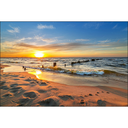 Fototapeta Plaża Zachód Słońca