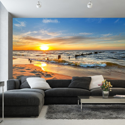 Fototapeta Plaża Zachód Słońca