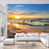 Fototapeta Plaża Zachód Słońca