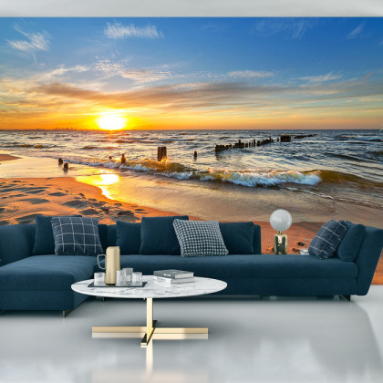 Fototapeta Plaża Zachód Słońca