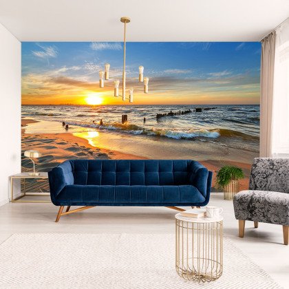 Fototapeta Plaża Zachód Słońca