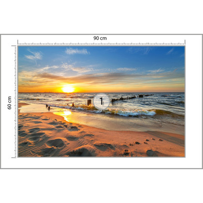 Fototapeta Plaża Zachód Słońca