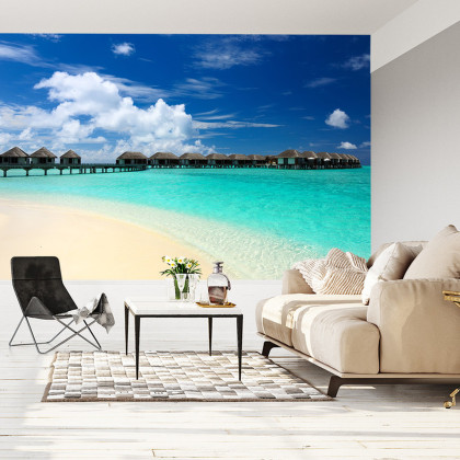 Fototapeta Plaża Słońce Pomost