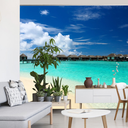 Fototapeta Plaża Słońce Pomost