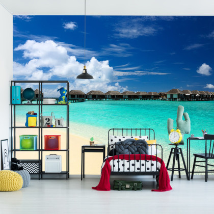 Fototapeta Plaża Słońce Pomost
