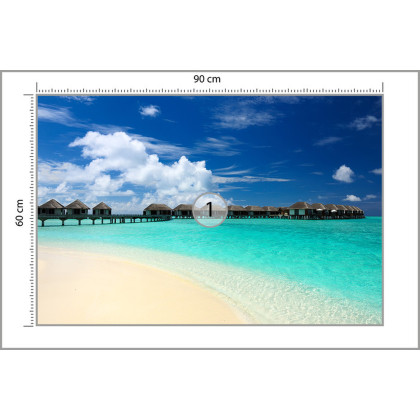 Fototapeta Plaża Słońce Pomost