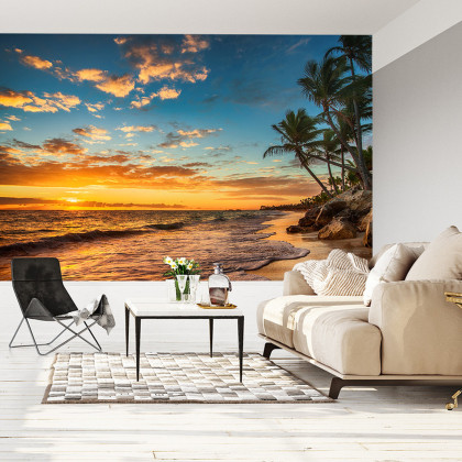 Fototapeta Plaża Zachód Słońca
