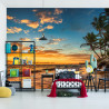 Fototapeta Plaża Zachód Słońca
