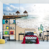 Fototapeta Plaża Słońce Pomost
