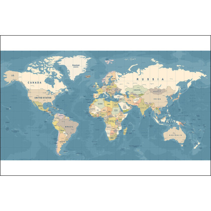 Fototapeta Mapa Świata