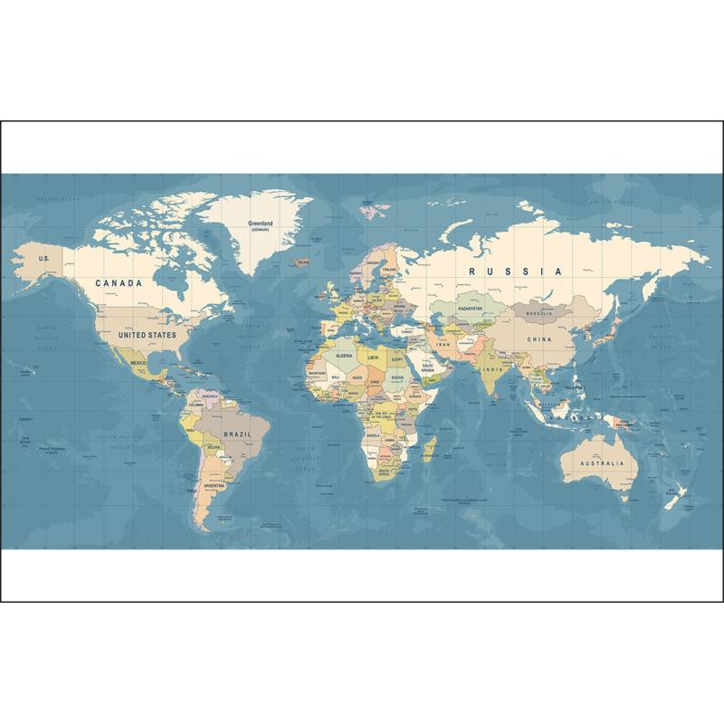 Fototapeta Mapa Świata