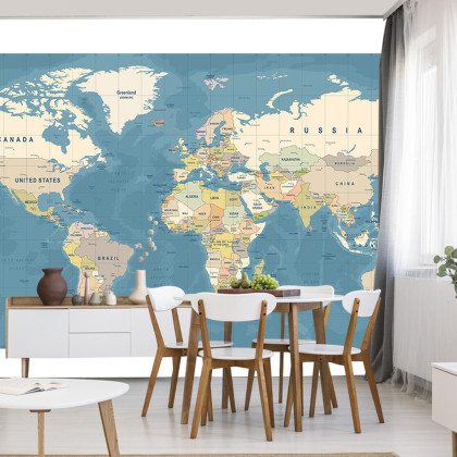 Fototapeta Mapa Świata