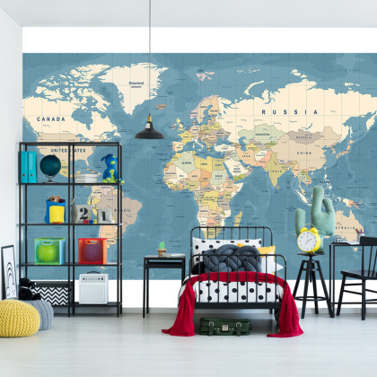 Fototapeta Mapa Świata