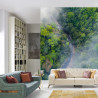 Fototapeta Las We Mgle