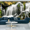 Fototapeta Wodospad W Lesie
