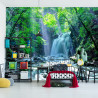 Fototapeta Wodospad W Lesie