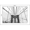 Fototapeta Most Brookliński Ny