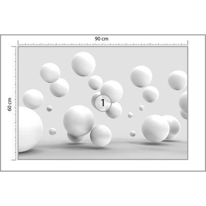 Fototapeta Optyczne Kule 3D