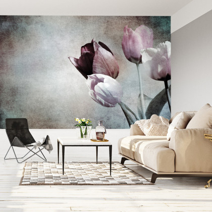 Fototapeta Tulipany W Stylu Vintage