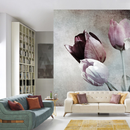 Fototapeta Tulipany W Stylu Vintage