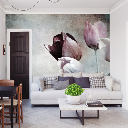 Fototapeta Tulipany W Stylu Vintage