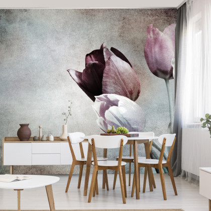 Fototapeta Tulipany W Stylu Vintage