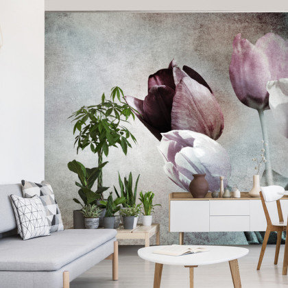 Fototapeta Tulipany W Stylu Vintage