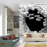 Fototapeta Ceglany Tunel 3D