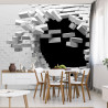 Fototapeta Ceglany Tunel 3D