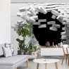 Fototapeta Ceglany Tunel 3D