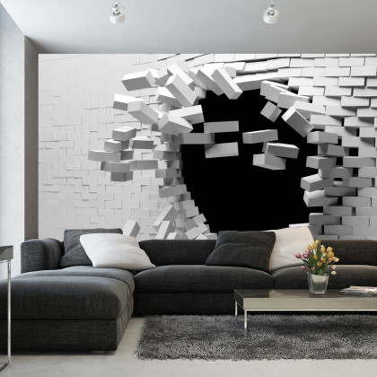 Fototapeta Ceglany Tunel 3D