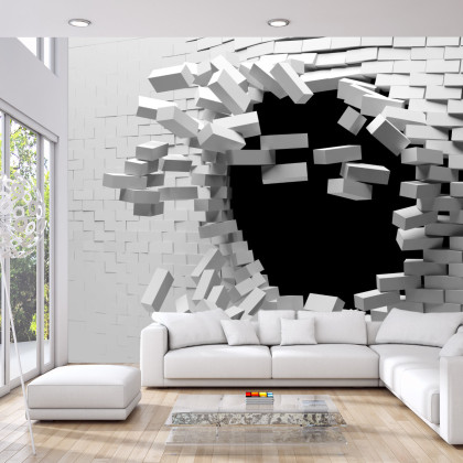 Fototapeta Ceglany Tunel 3D