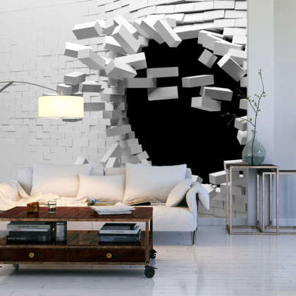 Fototapeta Ceglany Tunel 3D