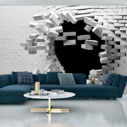 Fototapeta Ceglany Tunel 3D
