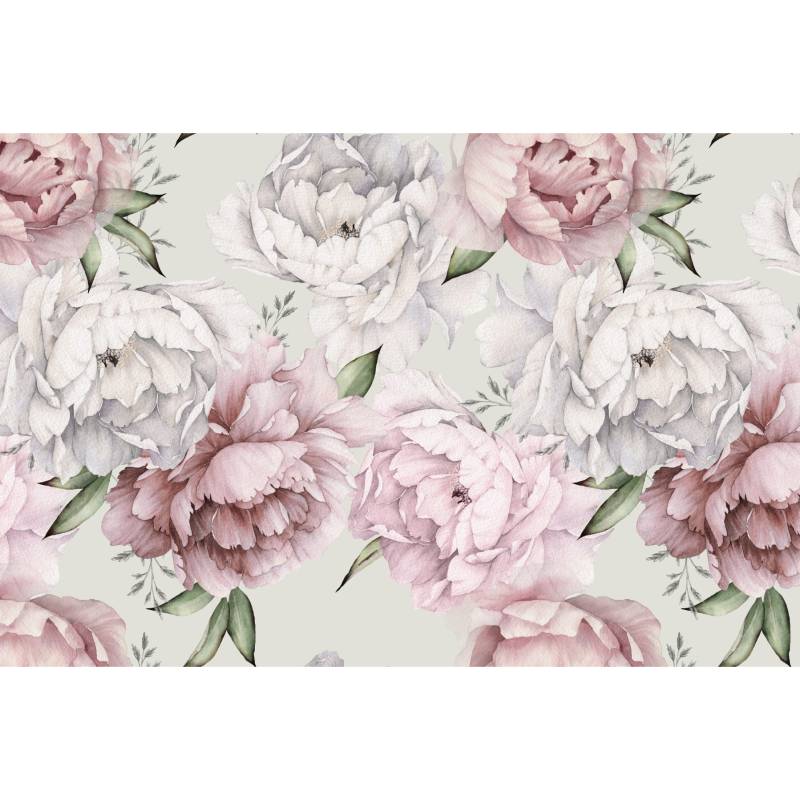 Fototapeta Kwiaty Peonie W Pastelowych Barwach
