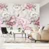 Fototapeta Kwiaty Peonie W Pastelowych Barwach