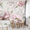 Fototapeta Kwiaty Peonie W Pastelowych Barwach