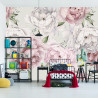Fototapeta Kwiaty Peonie W Pastelowych Barwach