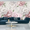 Fototapeta Kwiaty Peonie W Pastelowych Barwach