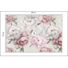 Fototapeta Kwiaty Peonie W Pastelowych Barwach