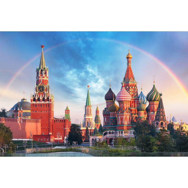 Fototapeta Tęcza Nad Kremlem W Moskwie