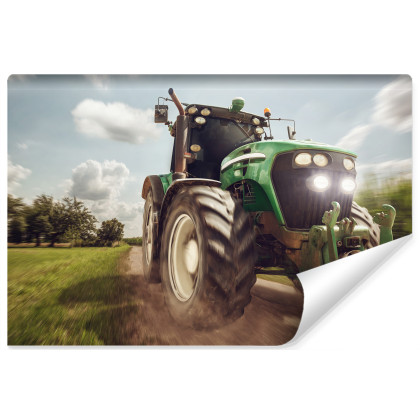 Fototapeta Pędzący Traktor