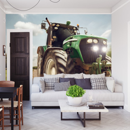 Fototapeta Pędzący Traktor