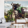 Fototapeta Pędzący Traktor