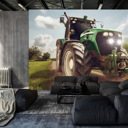 Fototapeta Pędzący Traktor