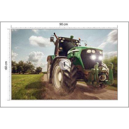 Fototapeta Pędzący Traktor