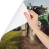 Fototapeta Pędzący Traktor