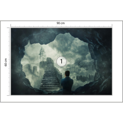Fototapeta Schody W Świecie Fantasy