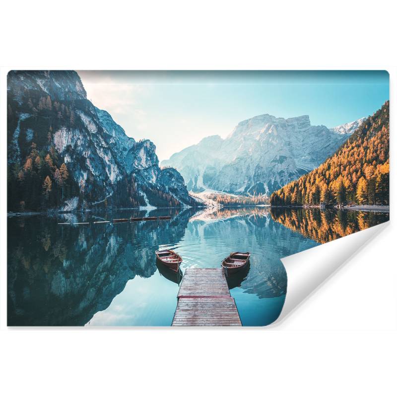 Fototapeta Jezioro Lago Di Braies We Włoszech