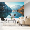 Fototapeta Jezioro Lago Di Braies We Włoszech